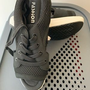 Sneakers. Open toe new never worn